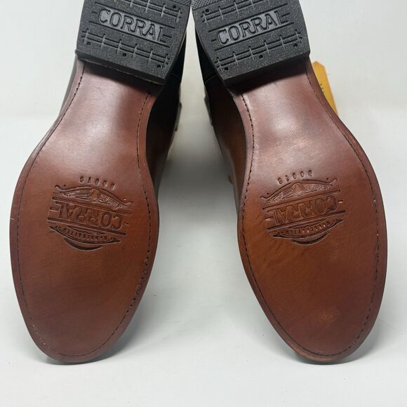 Corral A4068 Cowboy Roper Boots Mens 11.5 EE Brown Cow Leather Mid Calf Western - Picture 15 of 15